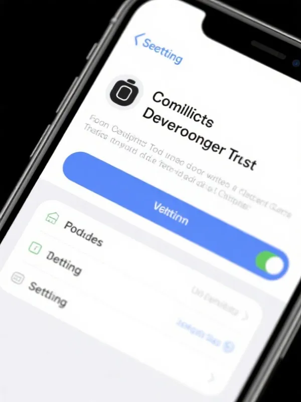 iOS 信任开发者指引